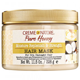 Creme of Nature Pure Honey Moisture Replenish & Strength Hair Mask 11.5oz Creme of Nature Pure Honey Moisture Replenish & Strength Hair Mask 11.5oz